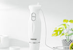 Geepas GHB6144 200W Hand Blender Set – 2-Speed Detachable Stick Blender & Whisk, Stainless Steel Blades | Ideal for Smoothies, Shakes, Purees & More