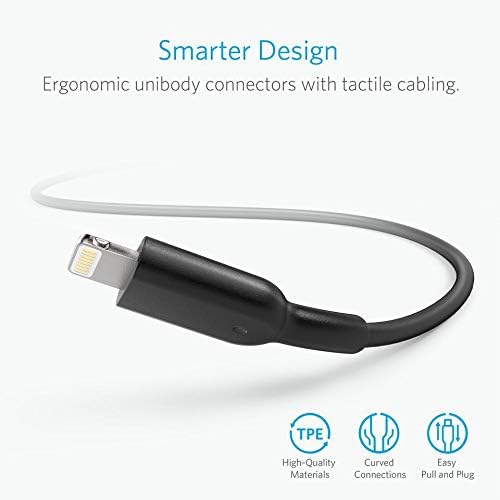 كيبل أنكر Powerline+ II من نوع Lightning C89 مقاس 1.8 م / 6 قدم | أسود 