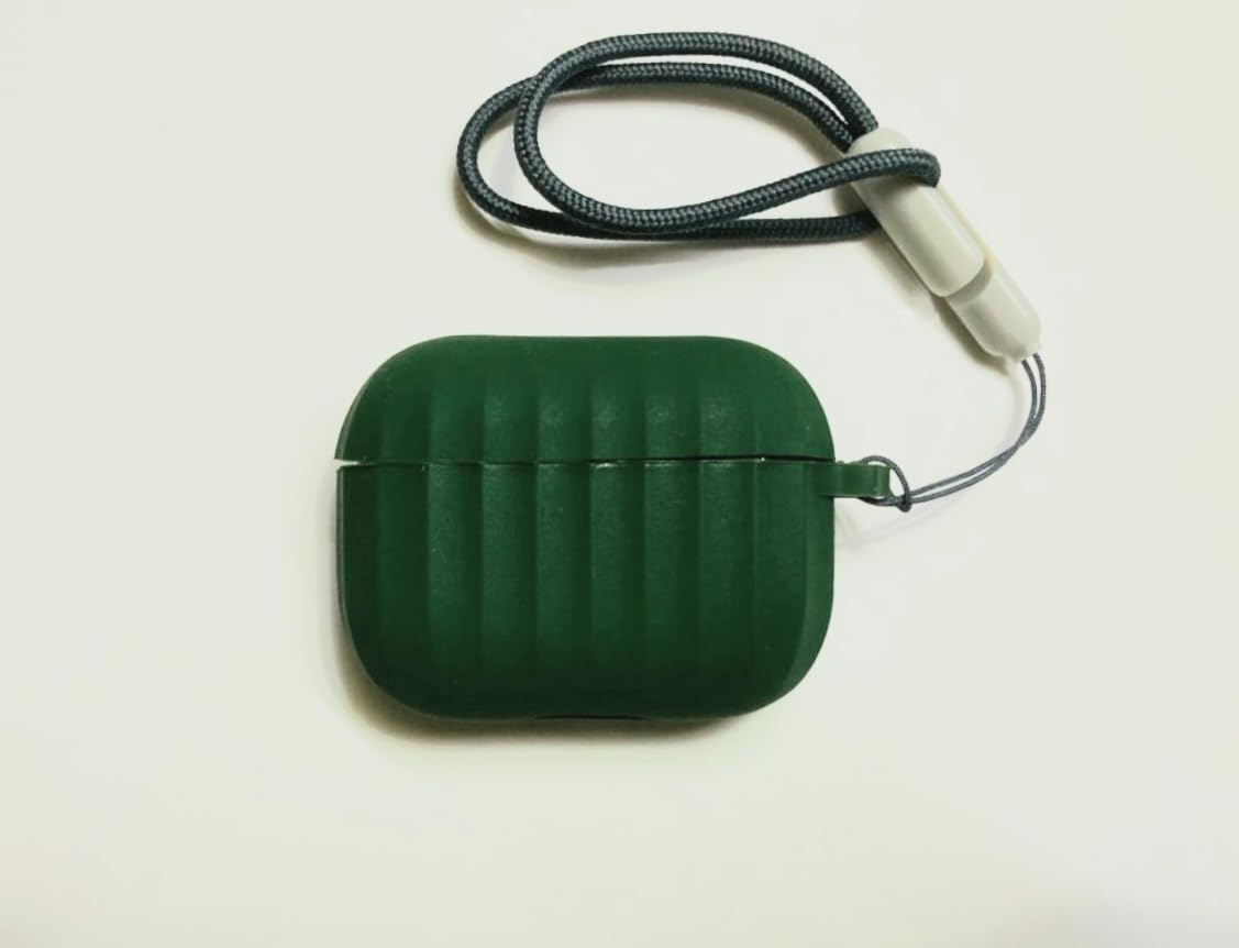 Asli Global Airpods Pro 2 Silicone Case with Anti Drop Protection | Green