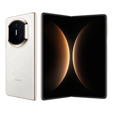 Huawei Mate X7 Fold هاتف ذكي بشاشة قابلة للطي مقاس 8 بوصات، ذاكرة RAM بسعة 12 جيجابايت، وسعة تخزين 512 جيجابايت | لون أبيض بروكيد.