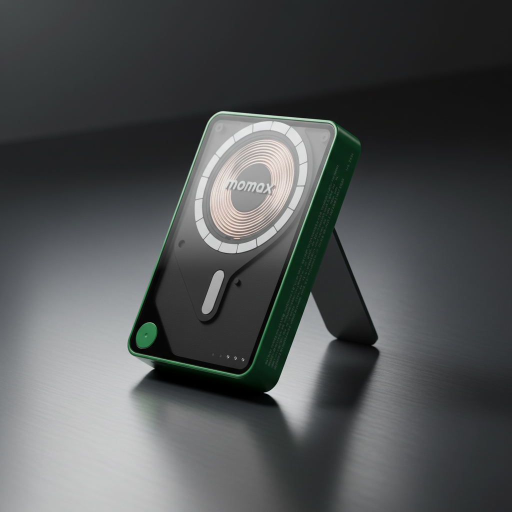 موماكس 1-Power X Pro شاحن لاسلكي مغناطيسي - 5000 مللي أمبير