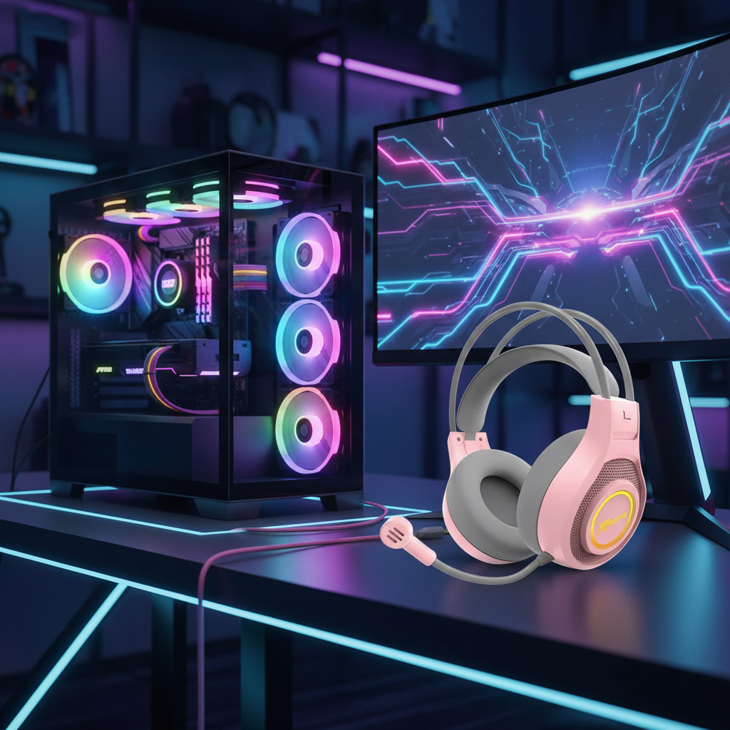 XTRIKE Me Backlit Stereo Gaming Headset