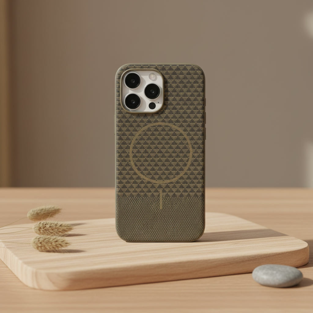 كڤر حماية من LZEL Magcarbon Splice لهاتف  iPhone 16 Pro Max | بني