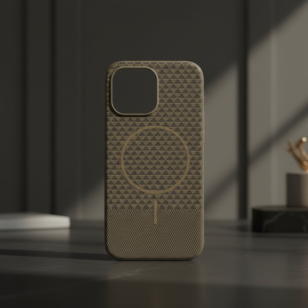 كڤر حماية من LZEL Magcarbon Splice لهاتف  iPhone 16 Pro Max | بني