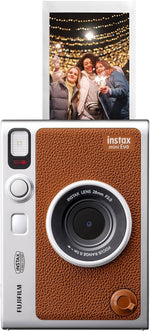 كاميرا Instax Mini EVO للأفلام الفورية من Fujifilm | بني