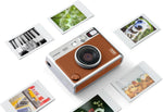كاميرا Instax Mini EVO للأفلام الفورية من Fujifilm | بني