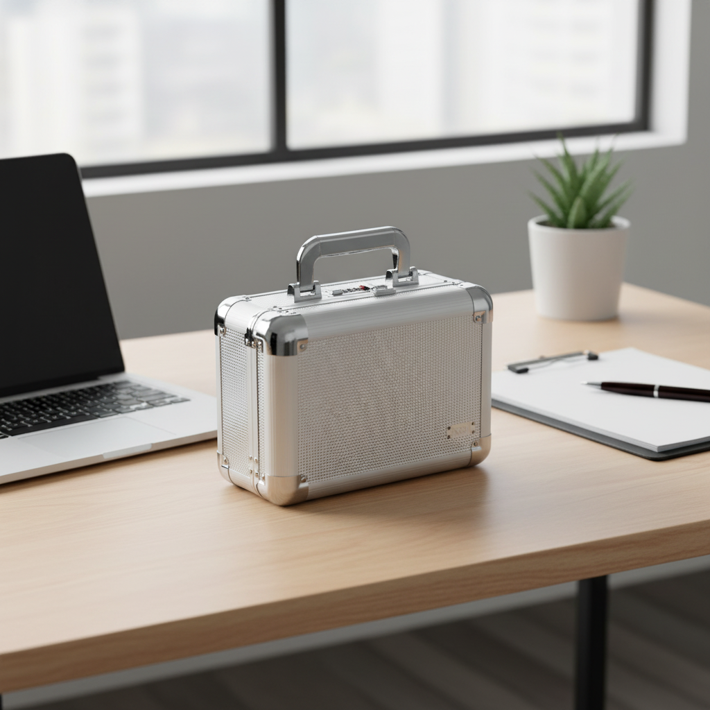 Asli Global Dot Password Bag With Strap Easy to Carry for Outdoors |Silver