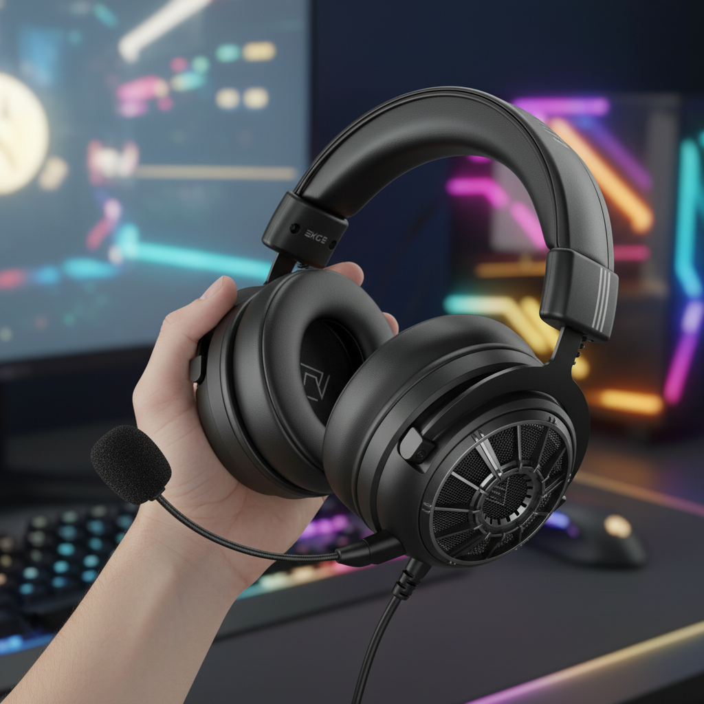 EKSA Gaming Headset With 3.5mm Jack | Black