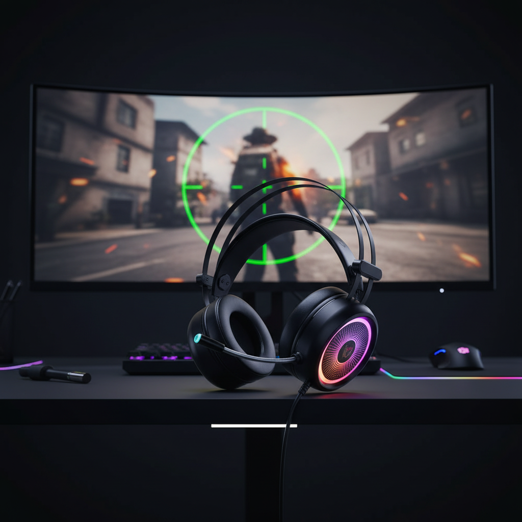 Gaming Headphones With 3.5mm Jack | Black