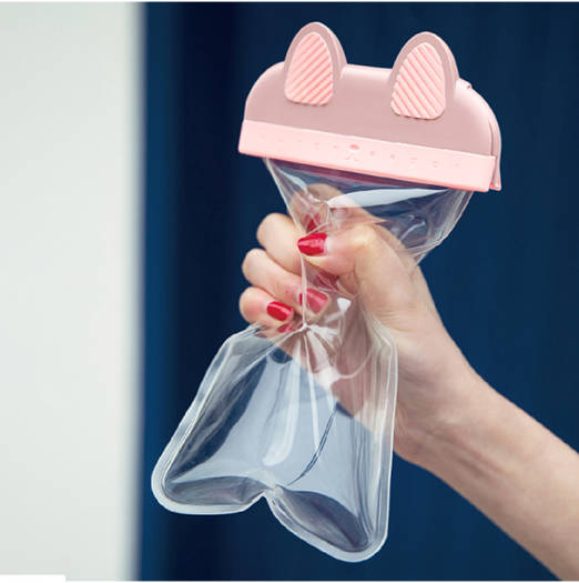 حقيبة WiWU Kitty مقاومة للماء لحماية الهواتف الذكية والإلكترونيات | وردي