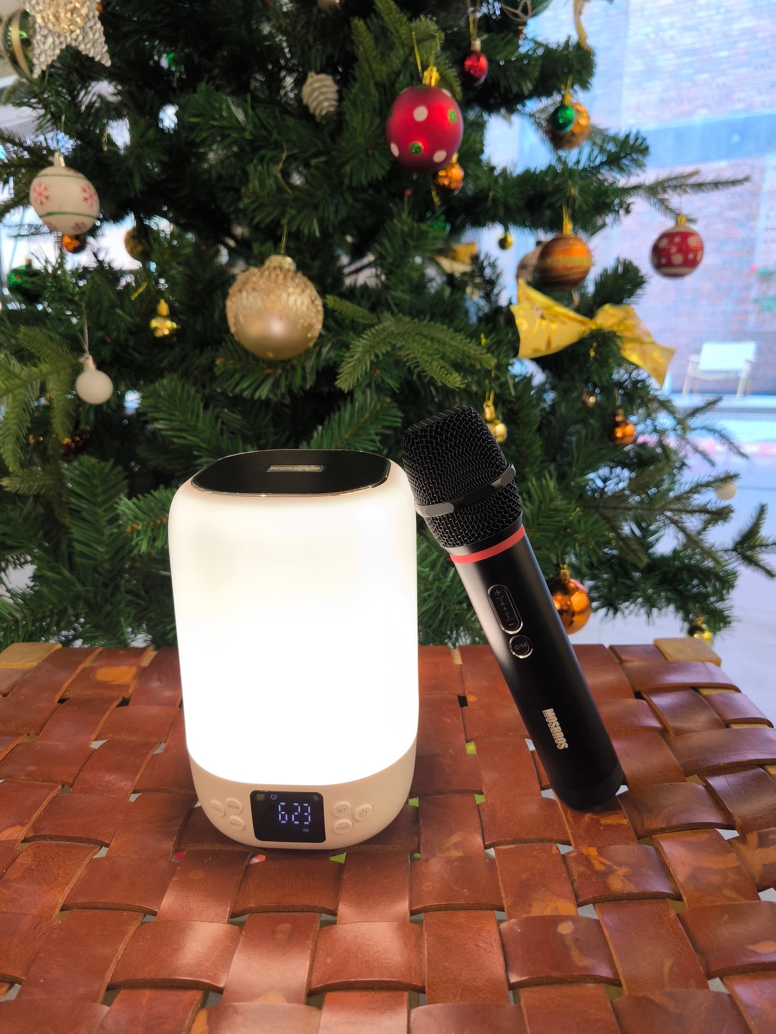 Musky Led Display Alarm Clock With Bluetooth Speaker