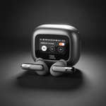 JBL Live Beam 3 True Wireless Earbuds with Screen | Silver