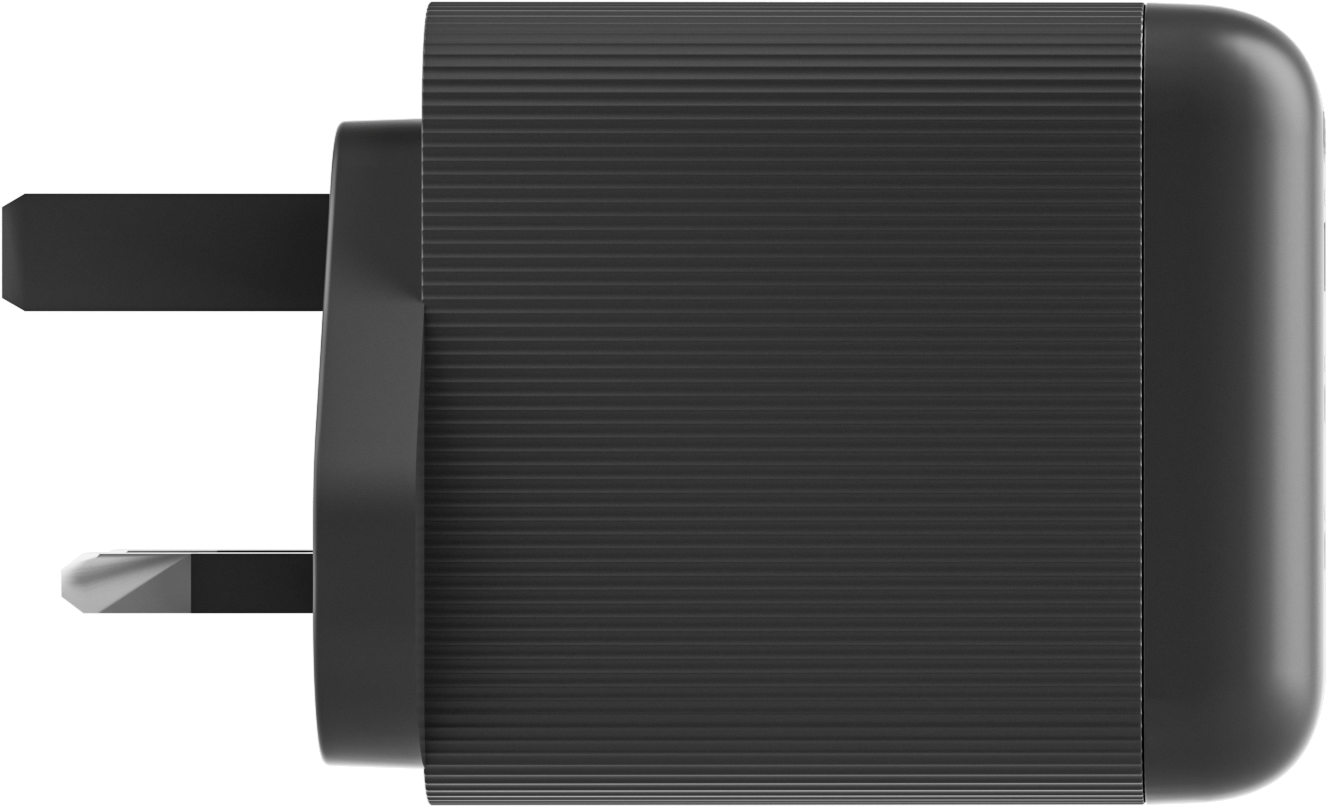 شاحن aslitec VexoraGaN بقدرة 65 واط – شاحن GaN مدمج بثلاثة منافذ USB-A وUSB-C مزدوج