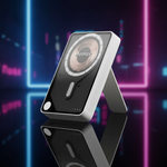 موماكس 1-Power X Pro شاحن لاسلكي مغناطيسي - 5000 مللي أمبير | أبيض