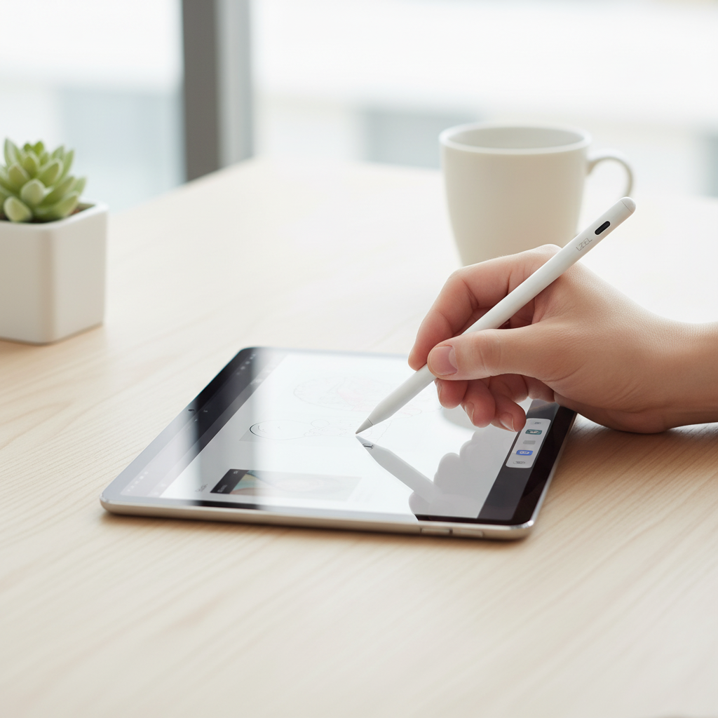 LZEL Protouch Neo iPad Pencil With Palm Rejection | White