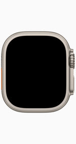 ساعة Apple Watch Ultra 3 (2025) ‏GPS + Cellular مقاس 49 مم – هيكل تيتانيوم طبيعي مع سوار Alpine أزرق فاتح (مقاس M)