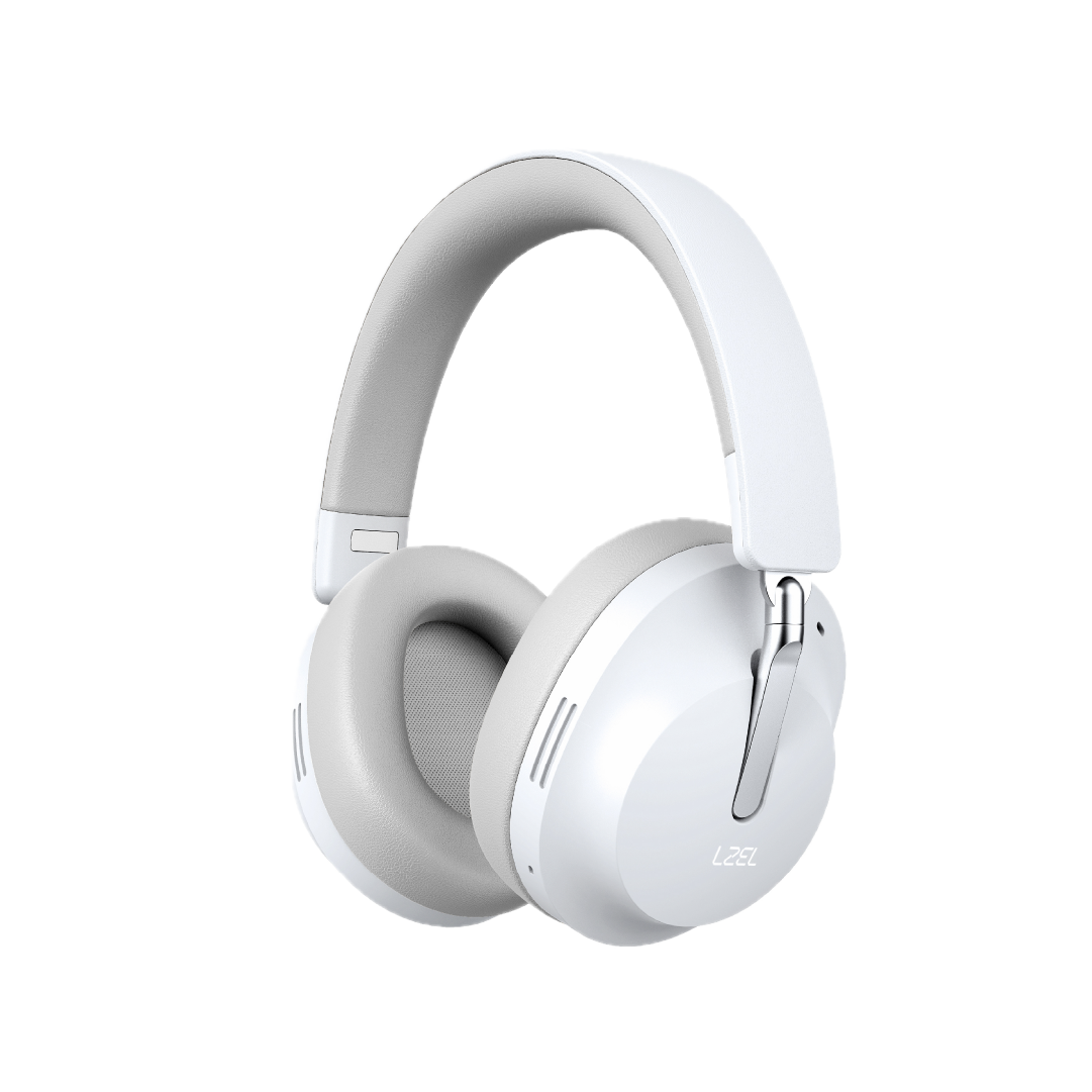 LZEL Sonicflow Series High-Fidelity Wireless Stereo Headphones | White