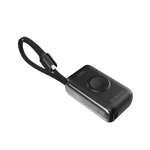 LZEL Ampflow10 Mini 10000Mah Pd Power Bank 22.5W | Built-In Type-C & Lightning Cable | Wireless Charging