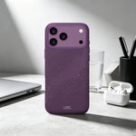 كفر LZEL LEATHERWAVE MAG من الجلد الفاخر بدعم MagSafe ونقشة متموجة لـ iPhone 18 Pro و18 Pro Max