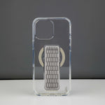 LZEL Clearmag Kickstand Clear Strap Magsafe With Enhanced Edge Protection Case For iPhone 16 Pro