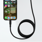 LZEL Celeris Silox CXL Soft Silicone USB-C to USB-C Cable, 480Mbps, 240W Max, 2m | Black