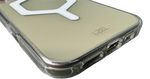 كڤر حماية بتصميم سداسي من ليزل لهاتف iPhone 16 Pro Max شفاف