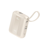 LZEL AMPNEO1O Mini 10000mAh PD Power Bank 30W | Built-in Type-C & Lightning Cable | Type-C Input/Output