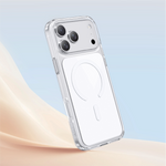 Asli Global Magtrox Neo Scratch-Resistant Transparent Magsafe Case For IPhone 17 Pro | White