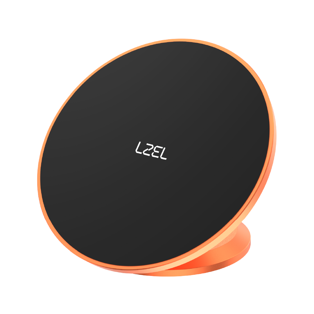 LZEL 360° Magnetic Suction Phone Holder Ultra-Strong Magnetic Grip | Compact & Stable Design | Orange