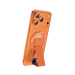 ASLI Magnetic Band Leather Grip & Foldable Stand 2-in-1 Functional Design | Orange