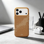 كفر LZEL LEATHERWAVE MAG من الجلد الفاخر بدعم MagSafe ونقشة متموجة لـ iPhone 18 Pro و18 Pro Max