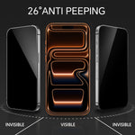 Asli Global E-Touch Shield Premium Glass With Applicator for iPhone 17 Pro Max | Privacy