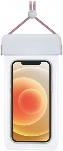 حقيبة حماية مقاومة للماء Wiwu Aqua للهواتف الذكية والأجهزة الإلكترونية | أبيض 