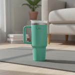 LZEL Tumbler With Handle 800ML Aqua Pure Vacuum Insulated | Eucalyptus