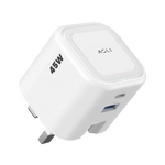 Asli  Global Powercore 45 Gan Dual Port Usb-A & Usb-C Fast Charger