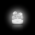 Asli Global EcoPods Air TWS Wireless ANC Bluetooth Earbuds with Active Noise Cancellation | White