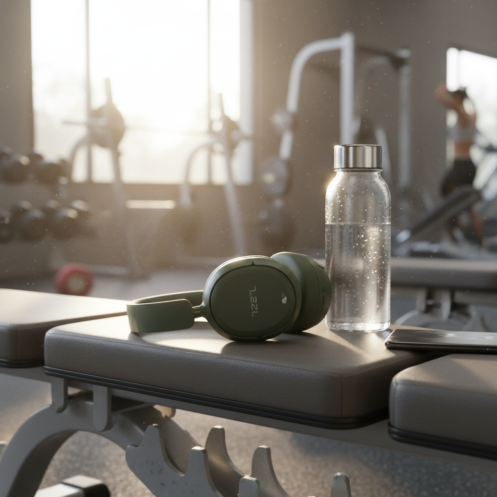 LZEL Sonique Pulse Wireless Stereo Headphones | Dark Green