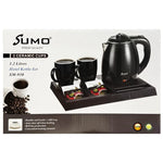 Sumo Hotel Kettle Set 1.2L With 2 Ceramic Cups 1350w