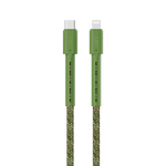 كيبل LZEL MFi USB-C إلى Lightning – 1 متر | شحن سريع PD 60 واط، نقل بيانات 480Mbps، مقاوم للانحناء 150,000+، غلاف TPE مضفر متين | أخضر