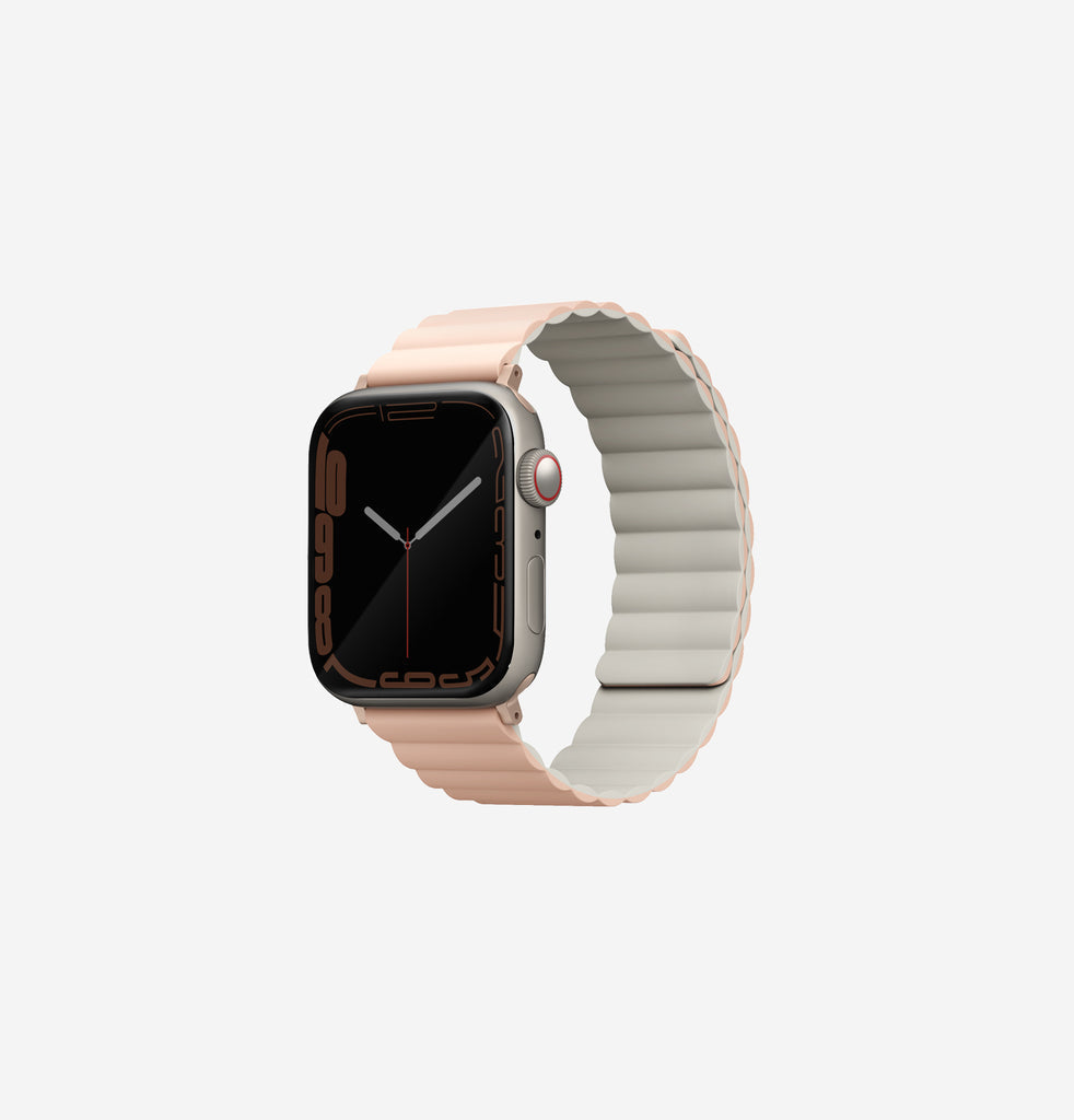 Uniq Revix Magnetic Apple Watch Strap 38/40/41Mm | Blush Pink/Beige