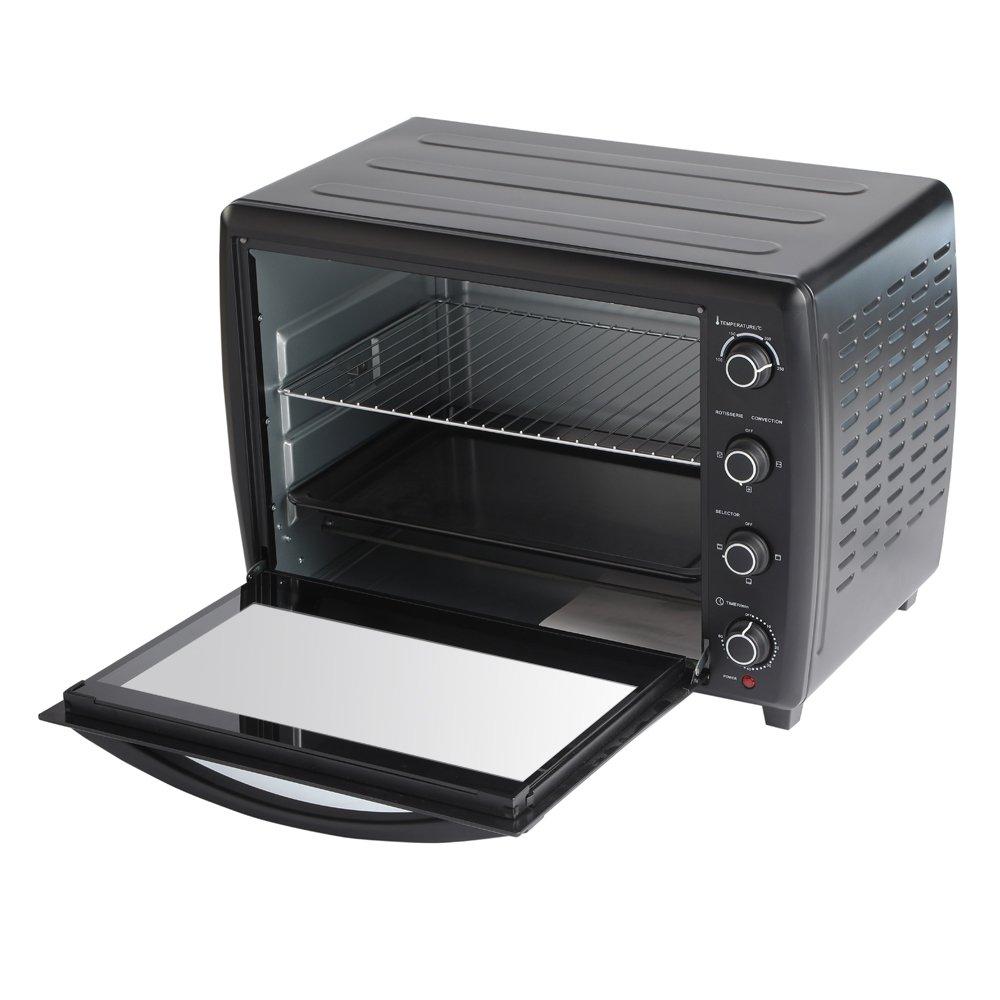 فرن كهربائي من Wansa بسعة 70 لتر – 2200 واط | أسود