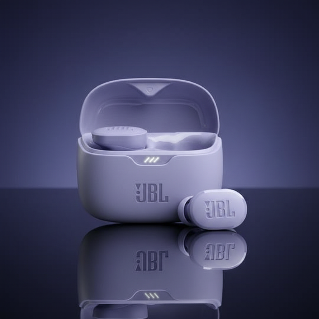 JBL Tune Buds Active Noise Cancelling Earbuds | Purple