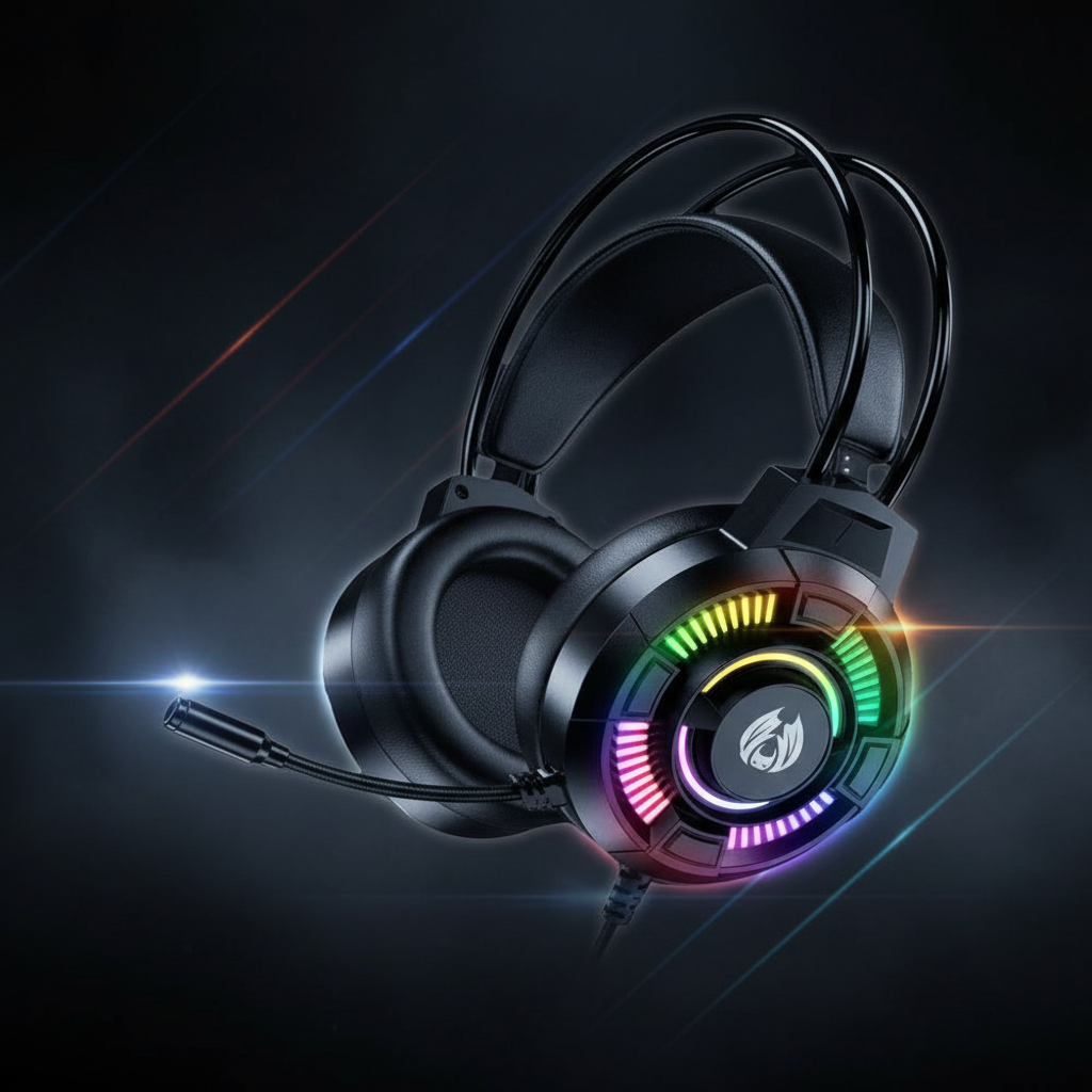 Batxellent Gaming Headphones With 3.5mm Jack | Black