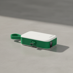 بطارية شحن متنقلة 1-Power Mini بسعة 5000 مللي أمبير مع كيبل USB-C قابل للطي مدمج من Momax | أخضر