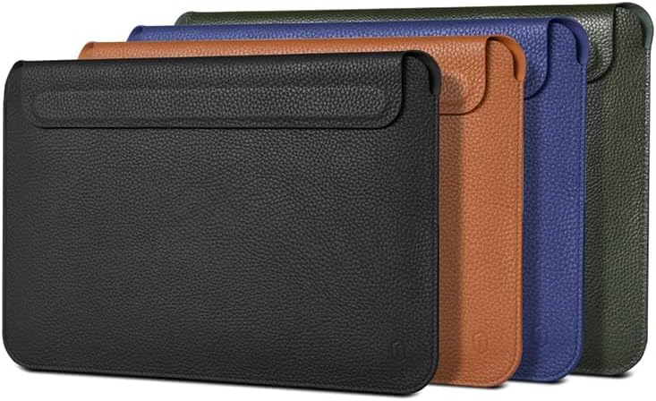 Wiwu Genuine Leather Sleeve For Mac 12 And Laptop | Navy Blue