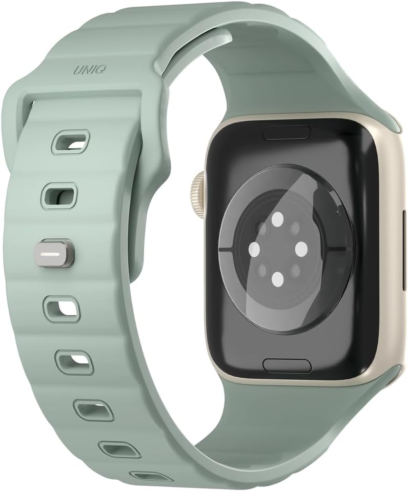 Uniq Stride Fkm Rubber Apple Watch Strap 41/40/38mm | Iceplant Green