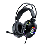 Gaming Headphones With 3.5mm Jack With RGB Light | Black