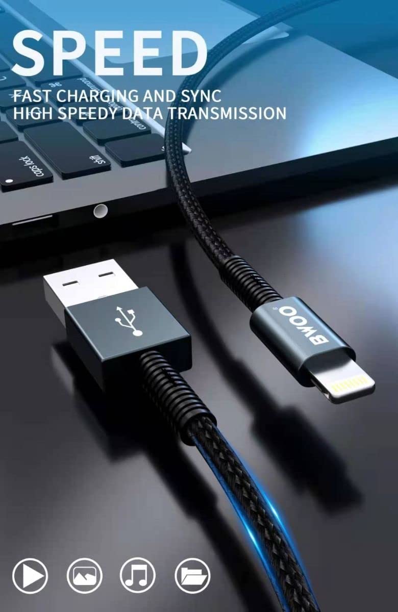 Bwoo Metal Data Cable USB-A to Lightning | 1M