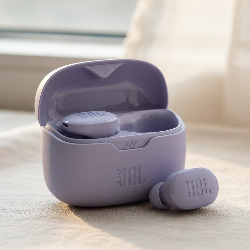 سماعات Tune Buds عازلة للضوضاء من JBL | بنفسجي