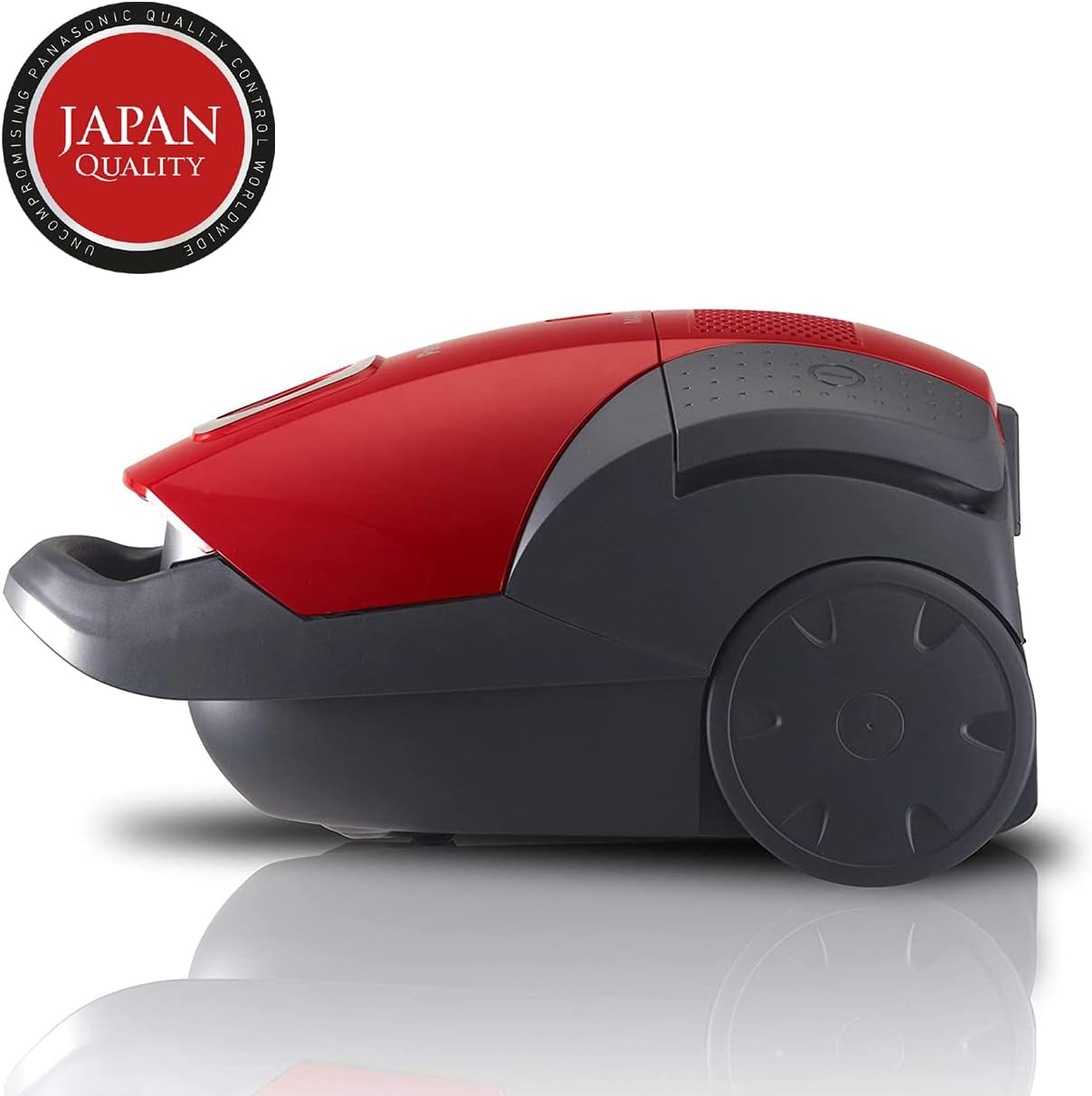 مكنسة باناسونيك Panasonic Vacuum Cleaner - بقوة 1400 واط - سعة كيس غبار 4 لتر (موديل MC-CG521R747) | أحمر/أسود